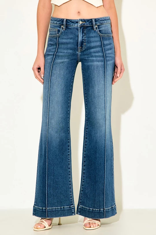 Hidden Happi Flare Mid-rise Jeans