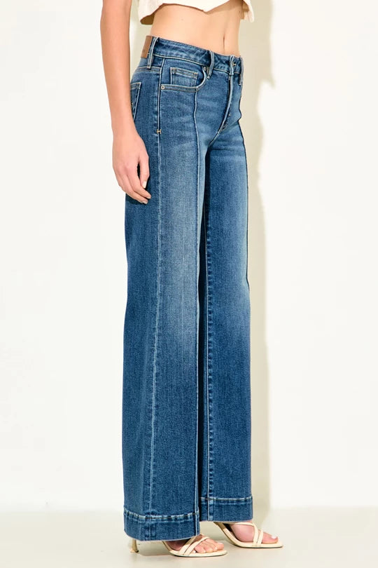 Hidden Happi Flare Mid-rise Jeans