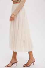 tulle skirt, soft tulle, ivory tulle, boho chic, women's fashion, bachelorette skirt, soft ivory