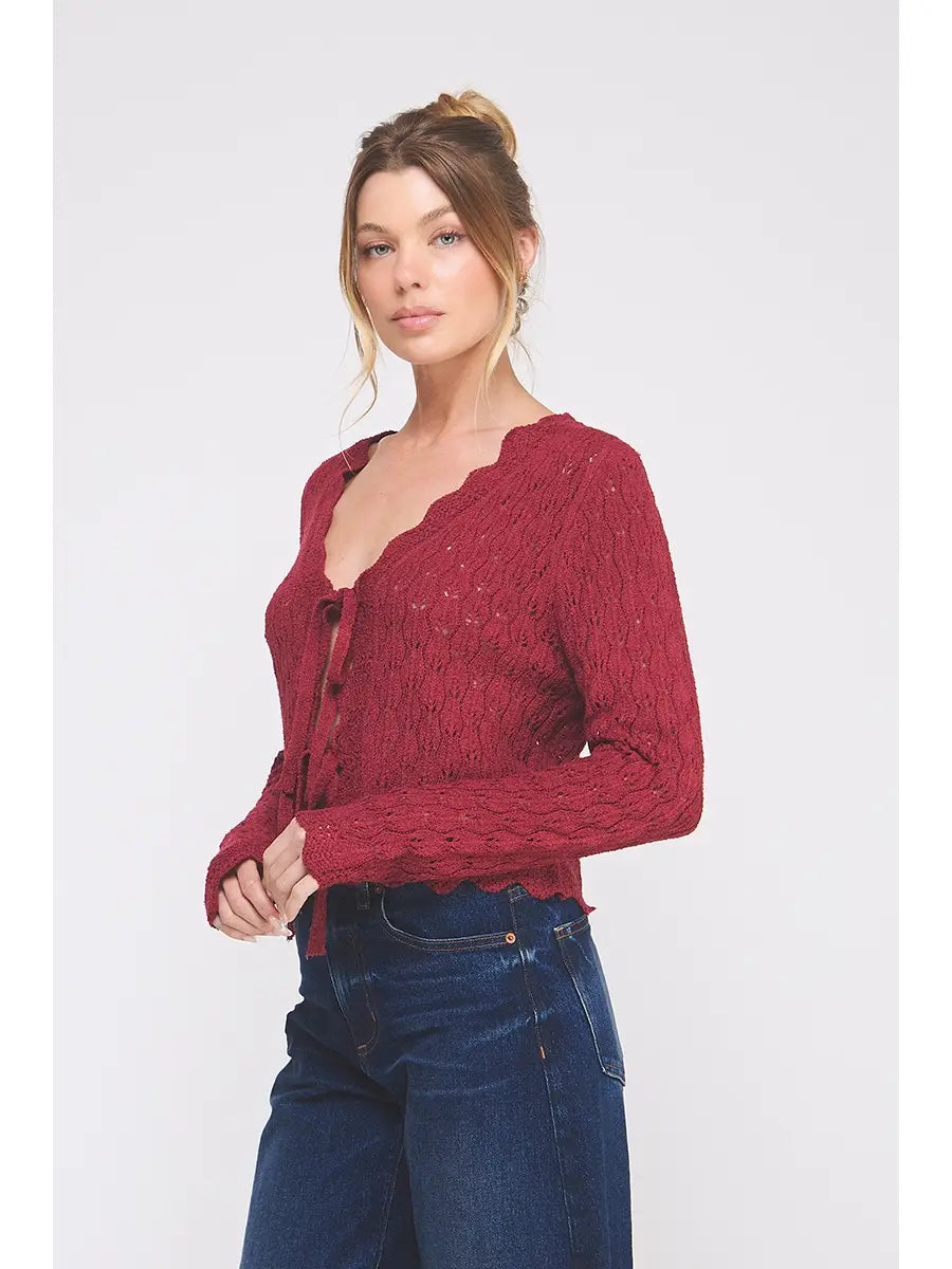 Wild Poppy Cardi