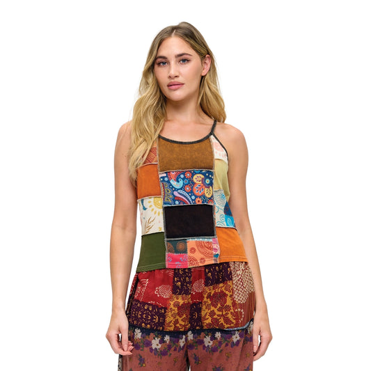 Patchwork Double Sided Tank