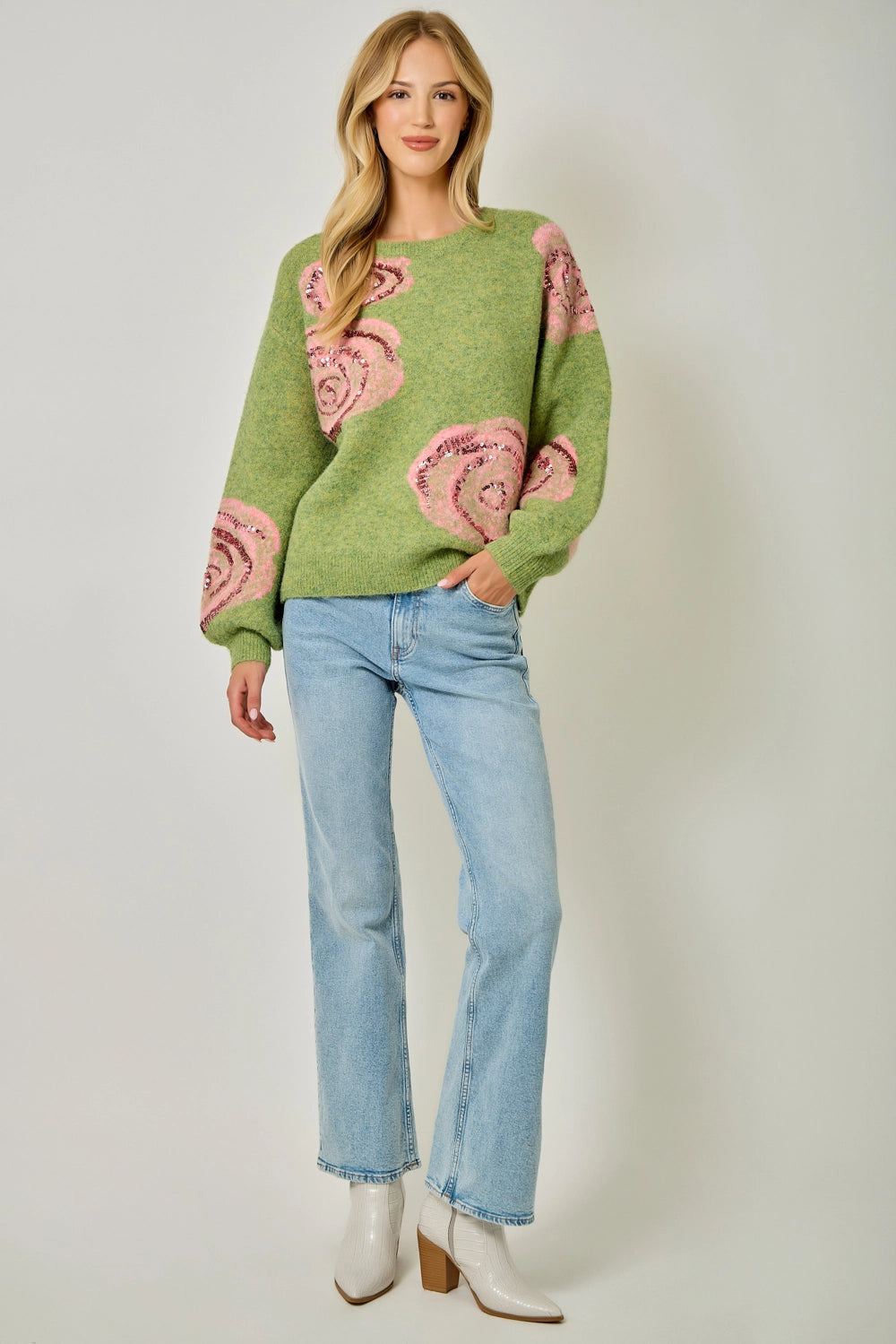 Rose Colored Dreams Sweater