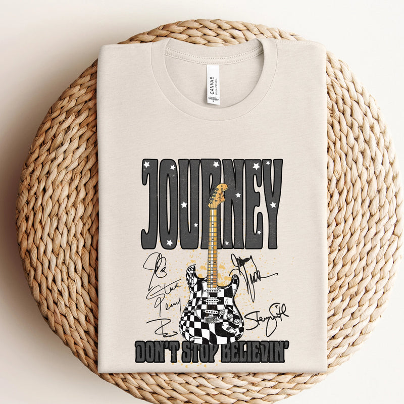 journey band tee, vintage tee, tshirt, rocker tshirt, t-shirt, tee shirt, don't stop believing t-shirt