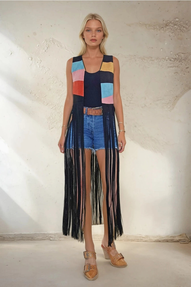 Stevie Fringe Vest