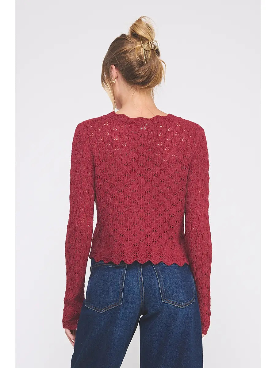 Wild Poppy Cardi