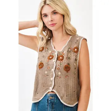 Flower Bloom Vest