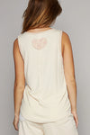 Heart Peace Patch Top