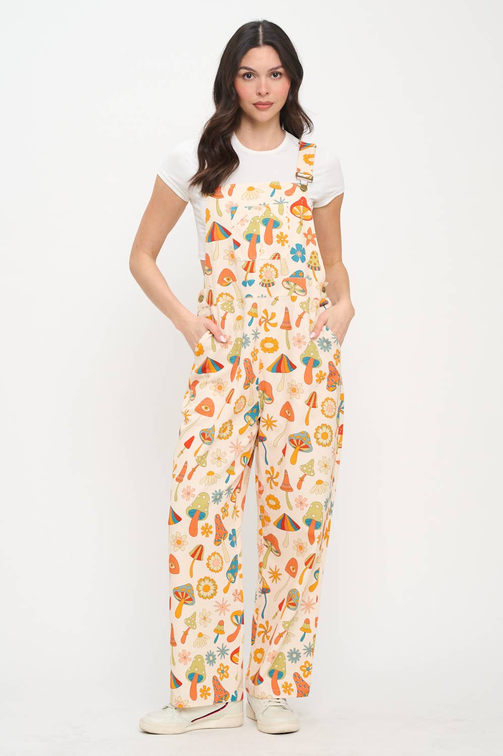 Mushroom Hippie Overalls