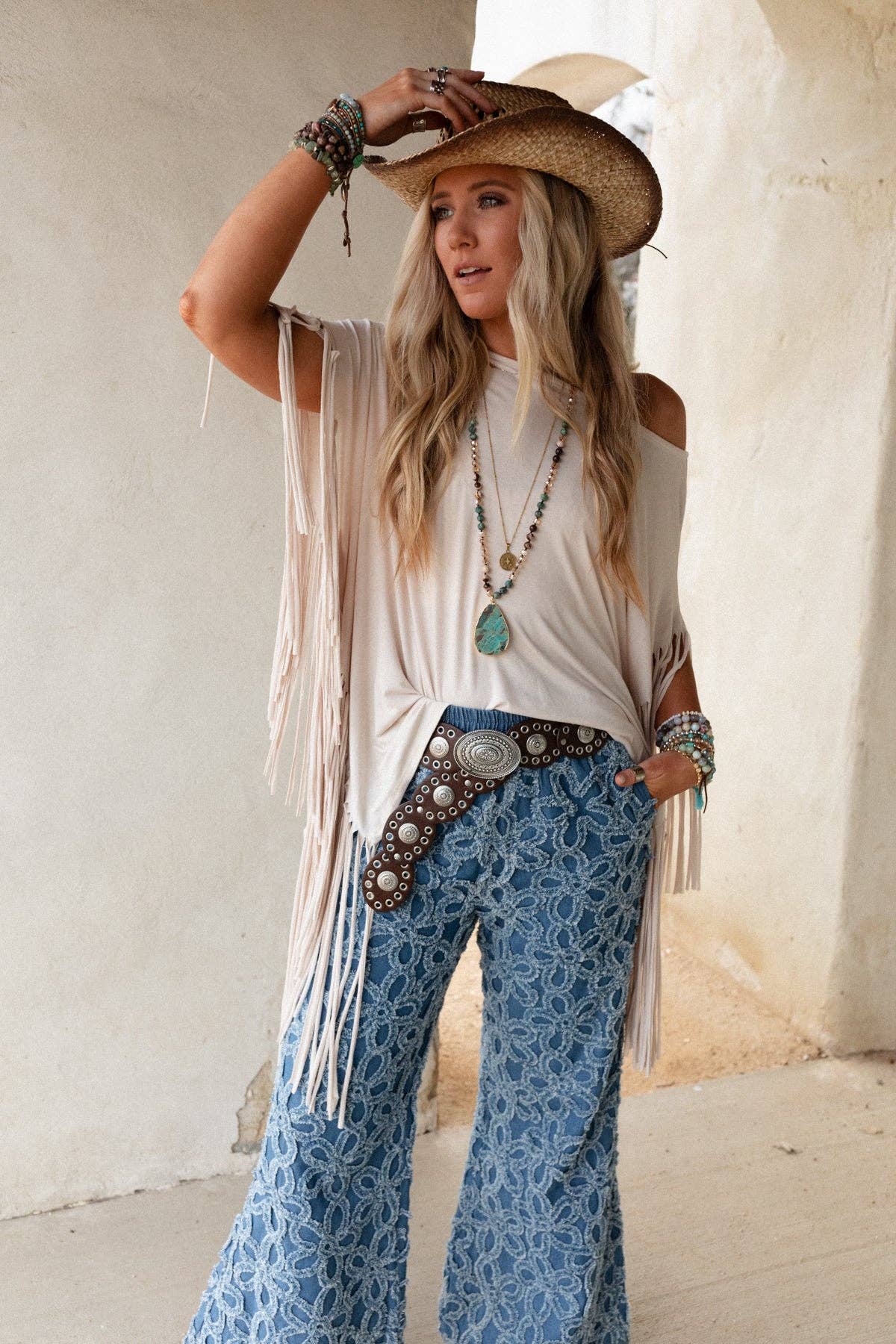 Onyx Oval Western Belt