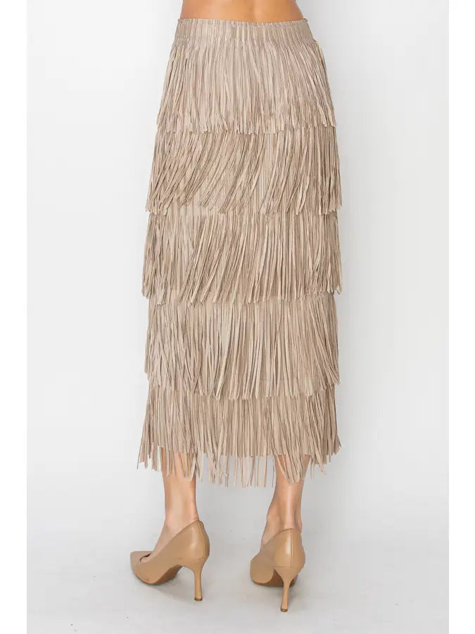 Soul Fringe Maxi Skirt