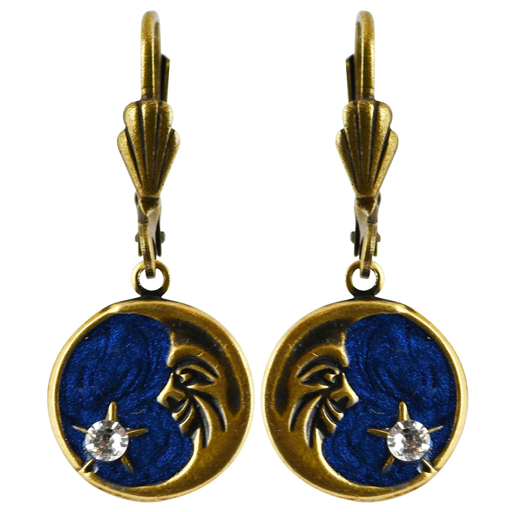 Man in the Moon Earrings
