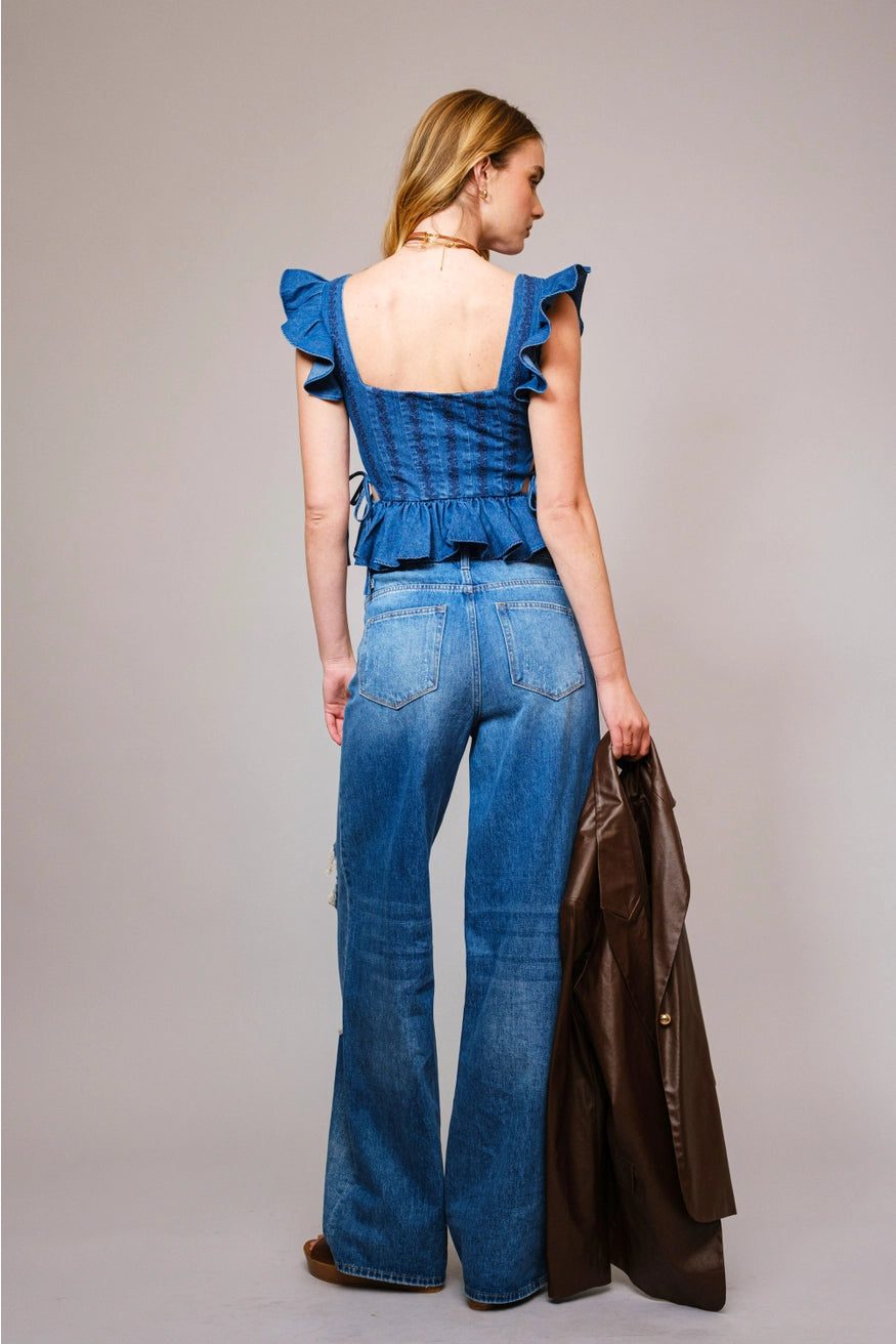 Indigo Moon Corset Top