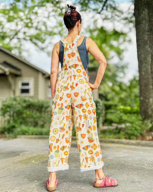 Groovy Mushroom Overalls