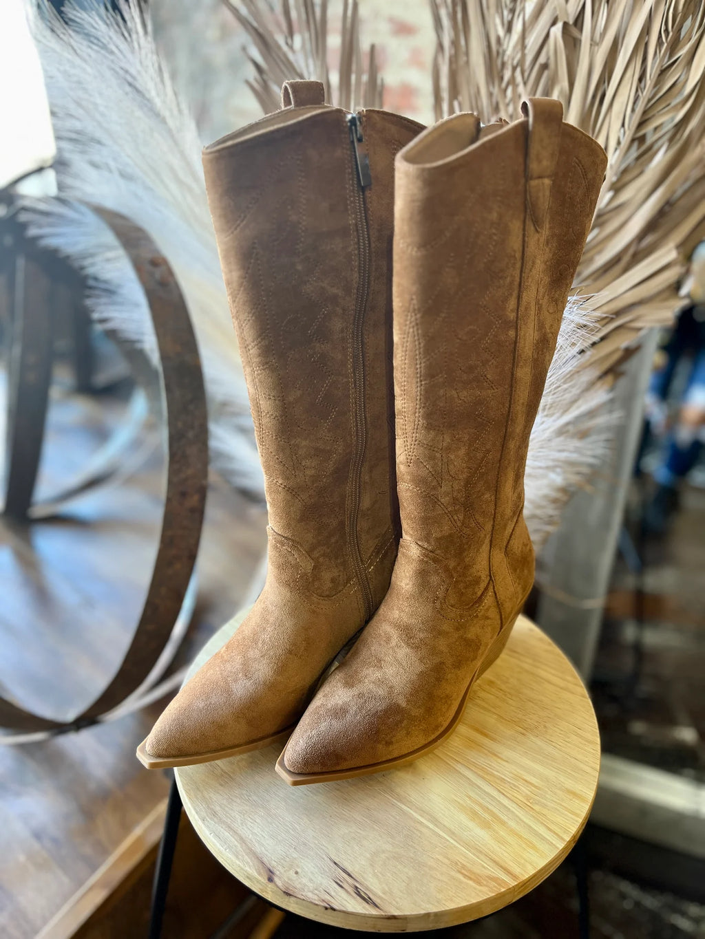 Cognac Howdy Boots by Corkys