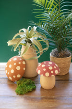 Clay Mushroom Canisters