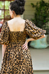 Take A Risk Leopard Print Dress