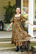 Take A Risk Leopard Print Dress