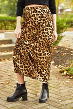 Fearless Leopard Print Skirt