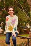 Winter Blooms Sweater