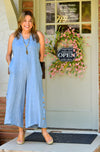 All Tied Up Linen Jumpsuit
