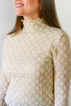 hippie, lace top, floral top, layering top, detail top