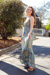 silk dress, maxi dress, sleeveless dress, long dress, Cienna Designs, Australian designer, resort wear, patterned silk, boho fashion, boho, boho chic, bohemian