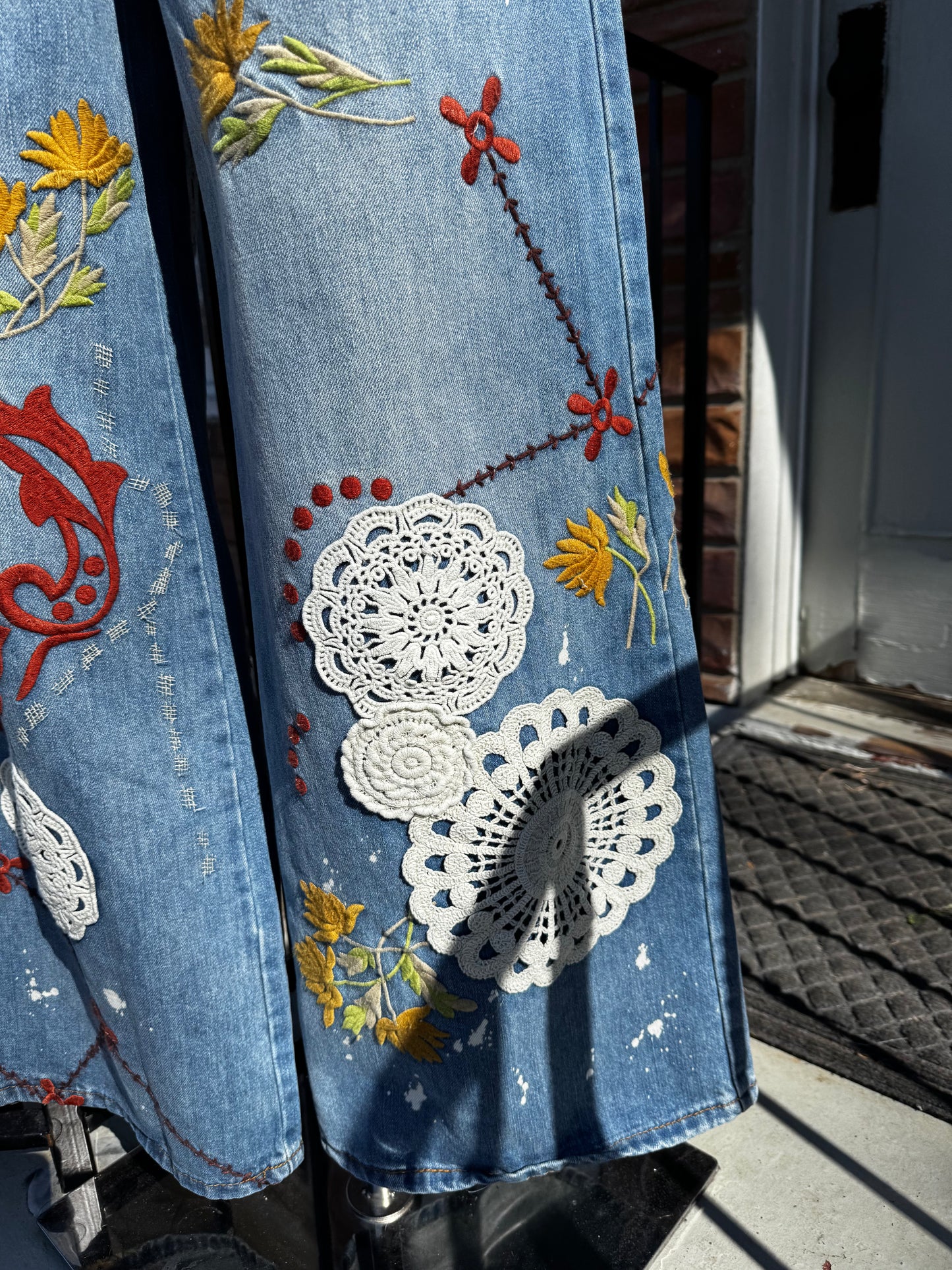 The Ellie Embroidered Jean