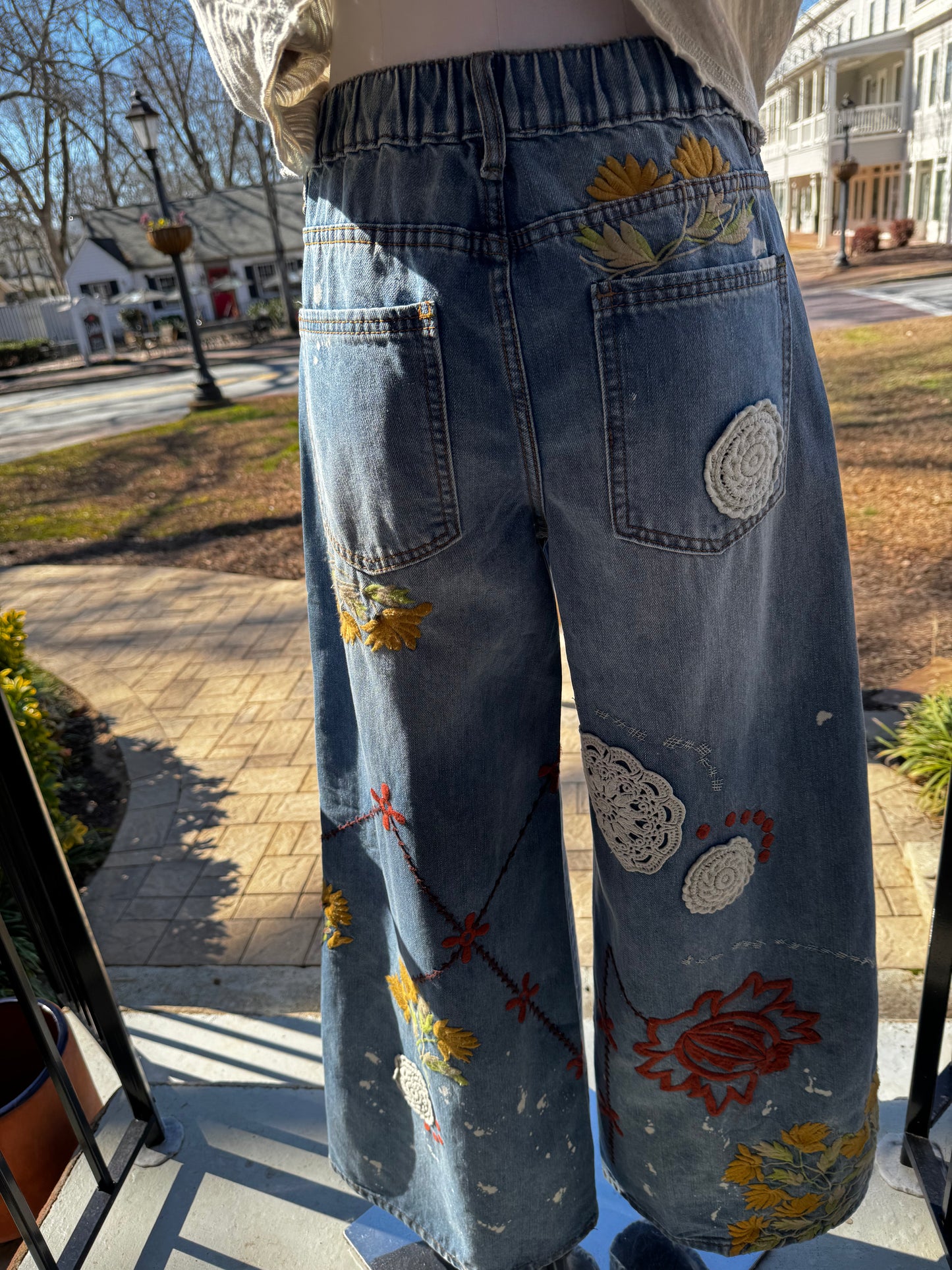 The Ellie Embroidered Jean