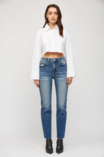 The Jagger High Rise Straight Leg Jean