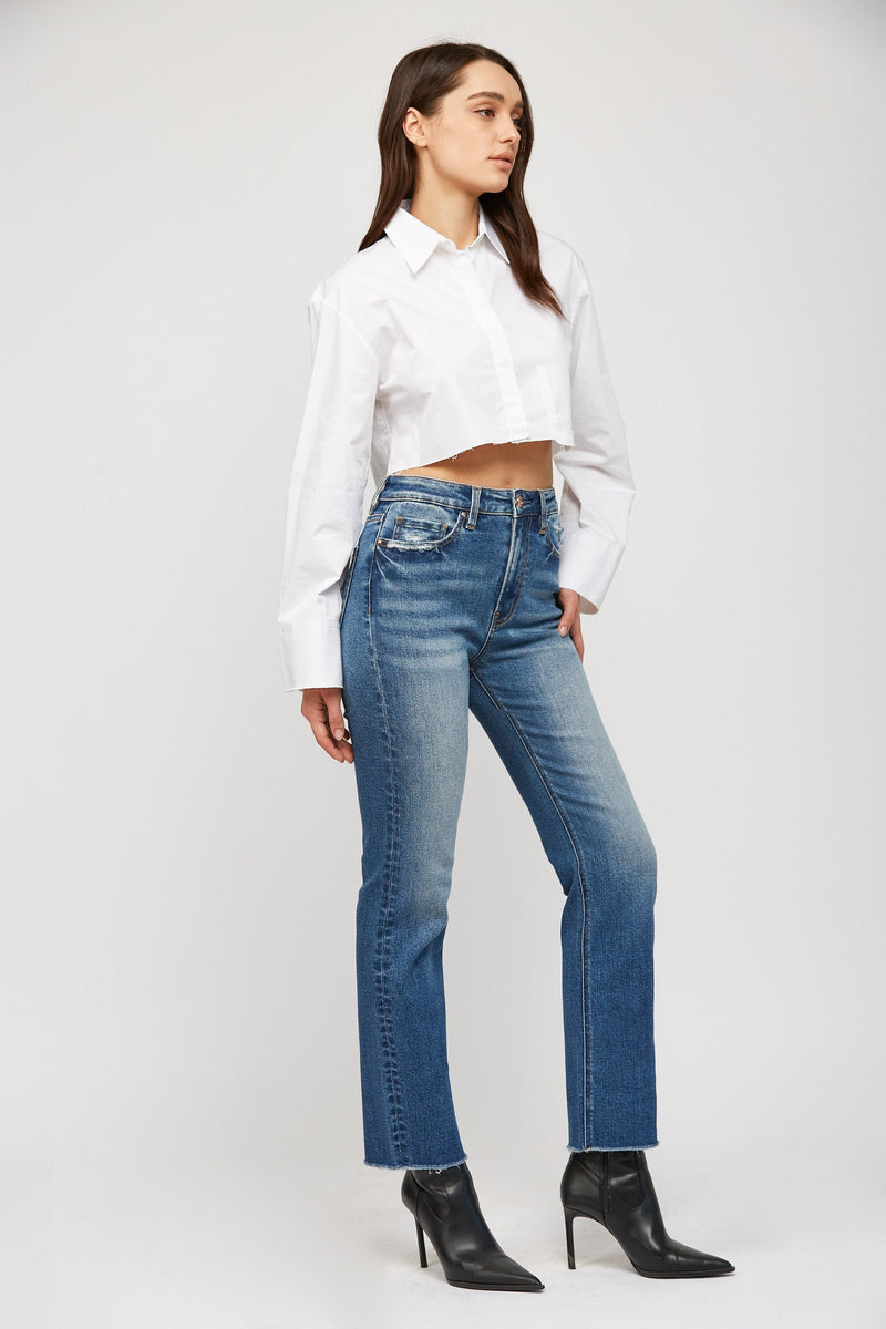 The Jagger High Rise Straight Leg Jean