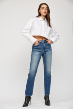 The Jagger High Rise Straight Leg Jean