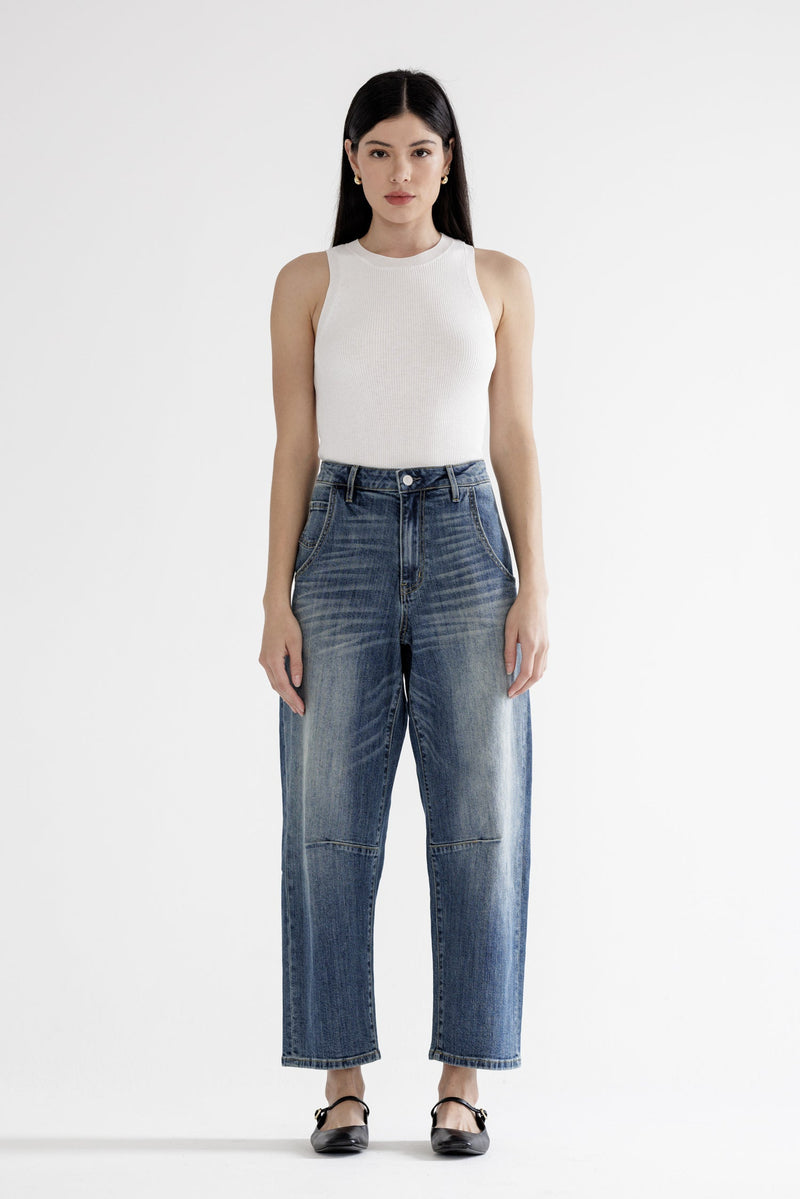 barrel leg, barrel leg jeans, free people dupe, free people inspired