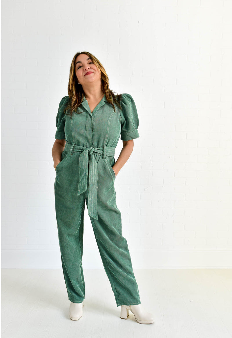 Shoot for the Moon Corduroy Jumpsuit