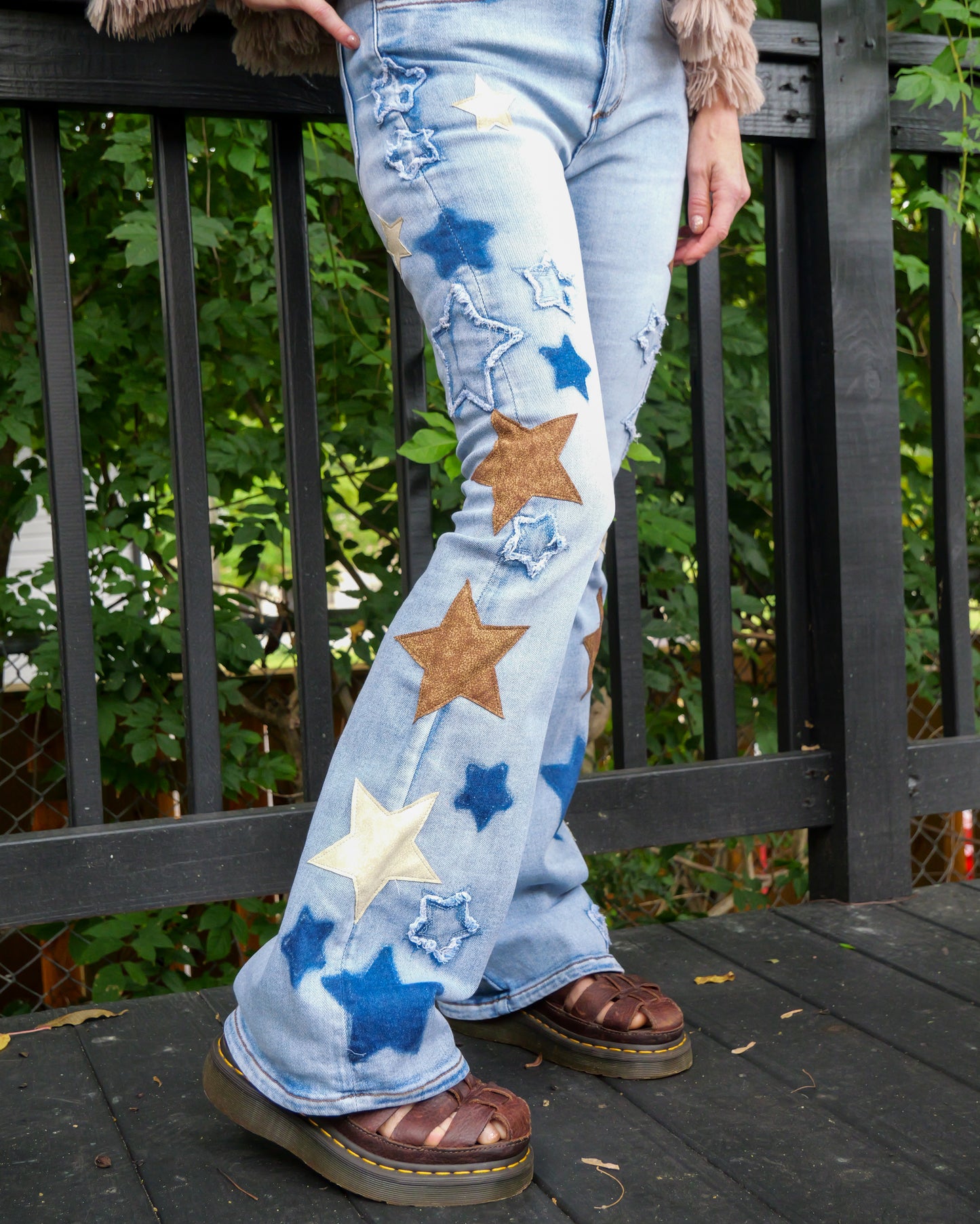 Starry Patch Jeans