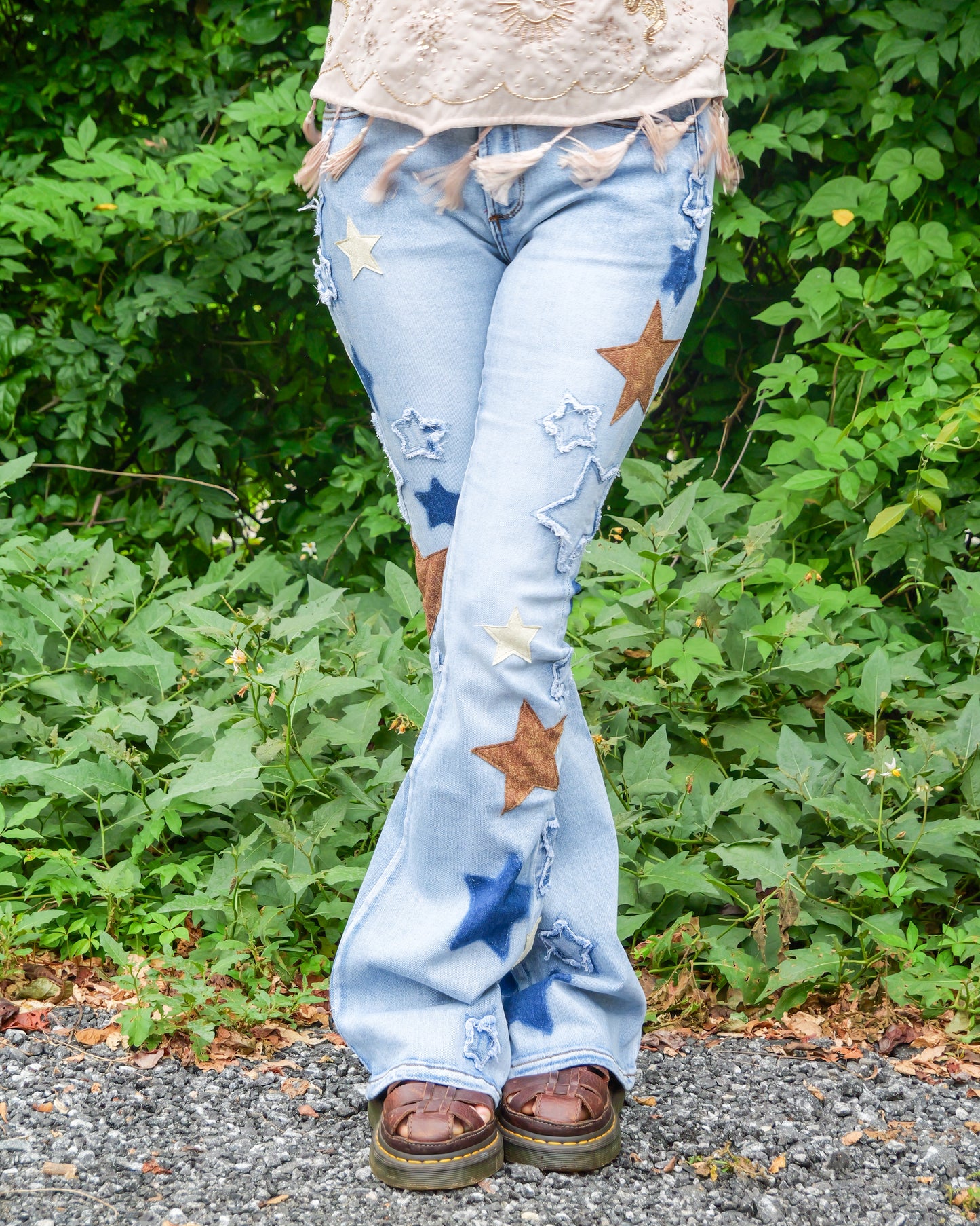 Starry Patch Jeans