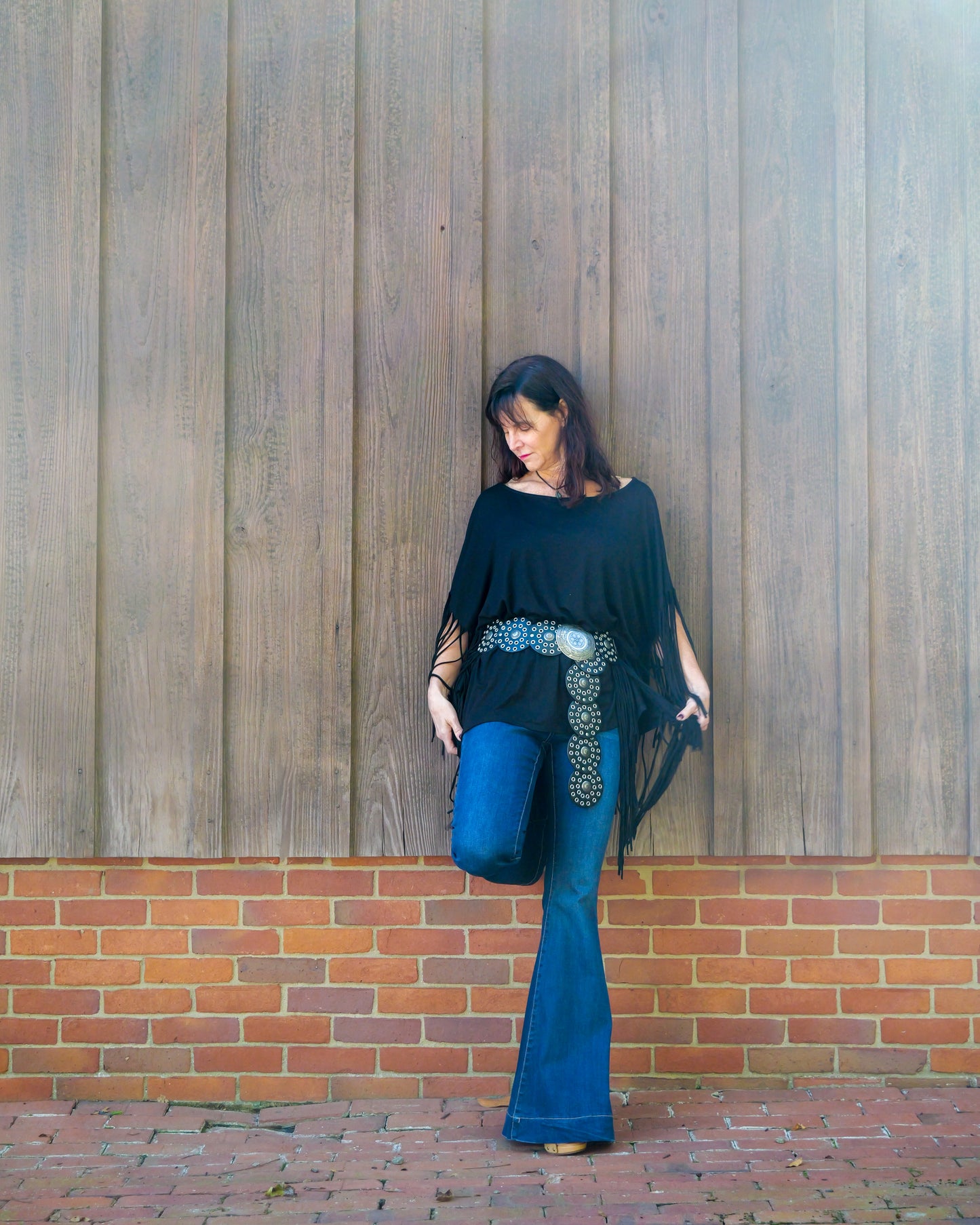 Three Bird Nest Fringe Top