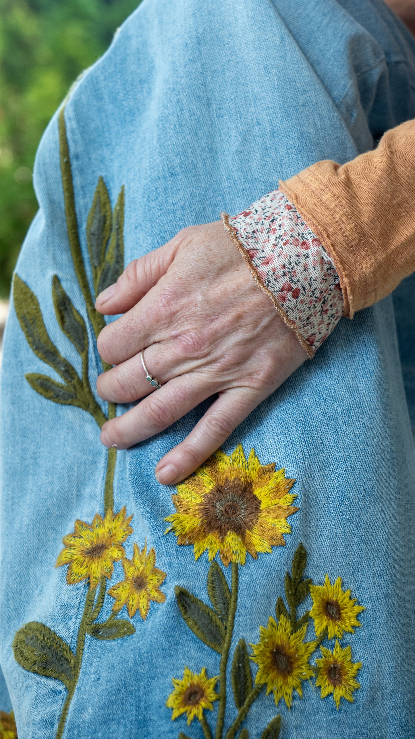 Groovy Sunflower Jeans
