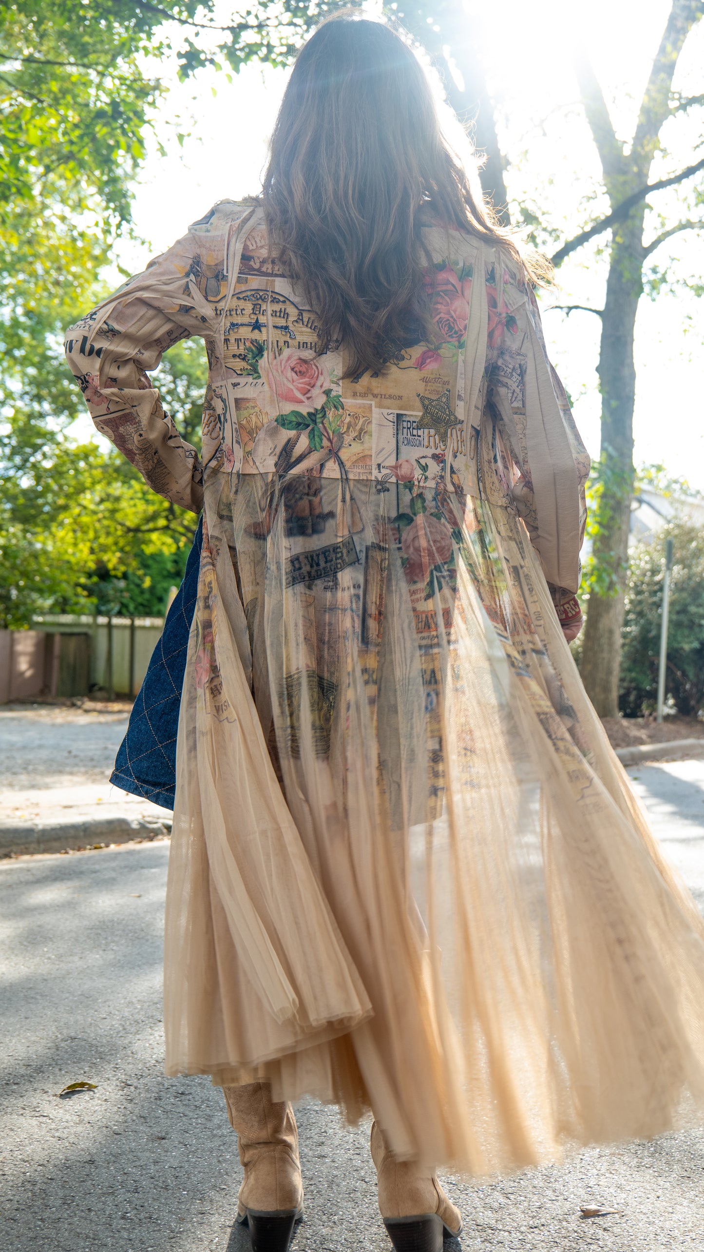 Rose West Duster