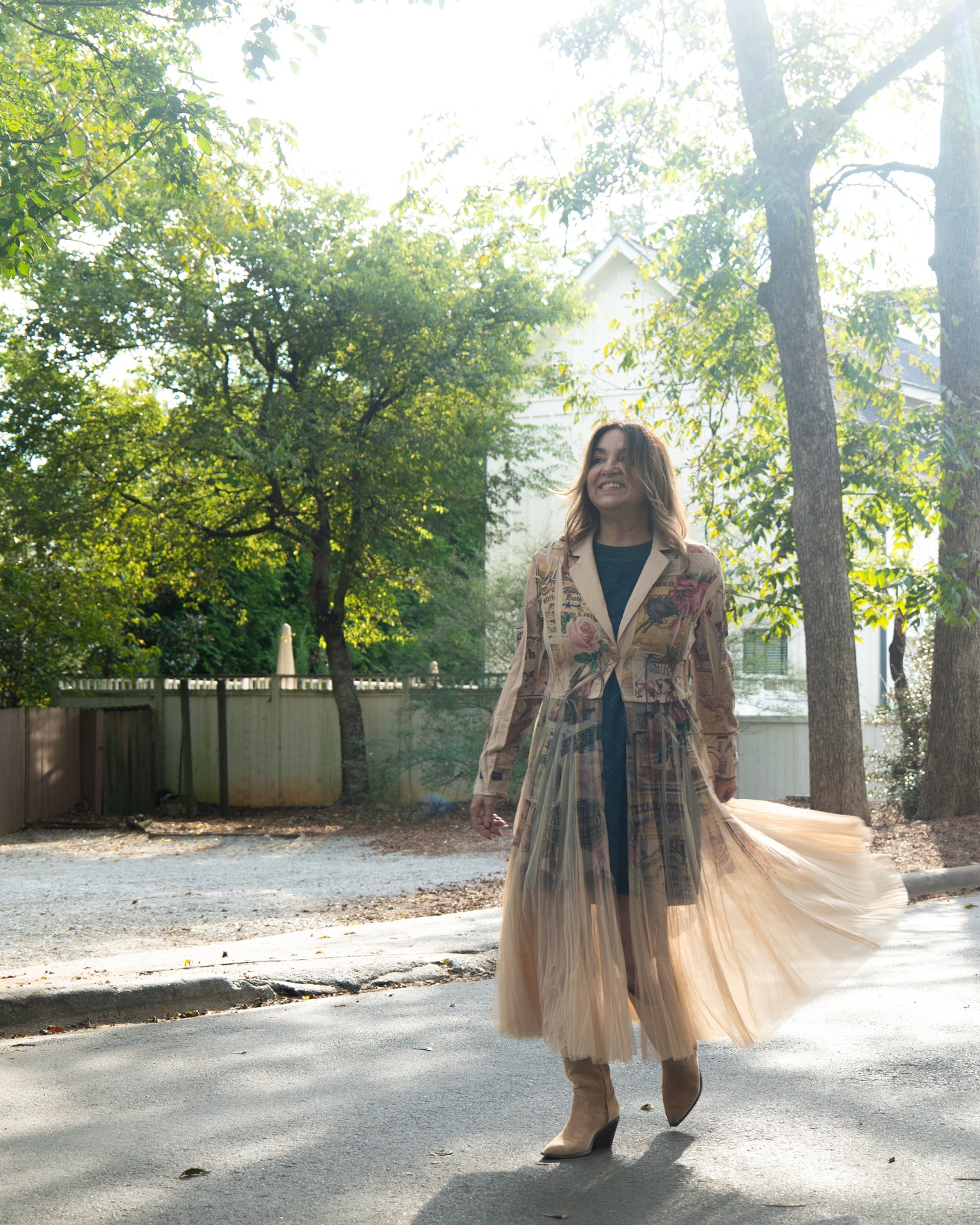 Rose West Duster