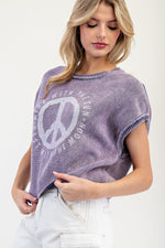 peace, peace sign, peace top, hippie fashion, hippie style, hippie, boho, tops, peace sign top