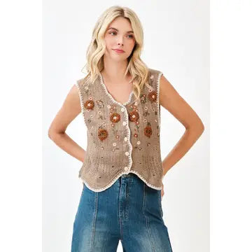 Flower Bloom Vest