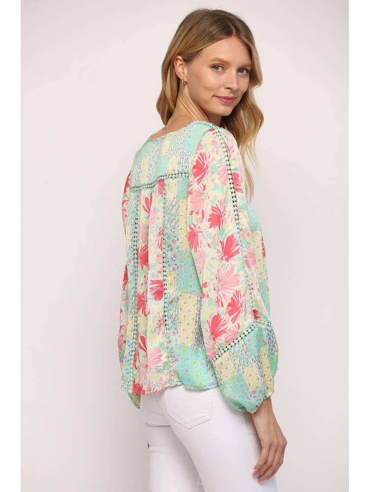 The Milan Multicolored Top