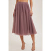 mauve skirt, tulle skirt, soft tulle, purple tulle, boho chic, women's fashion