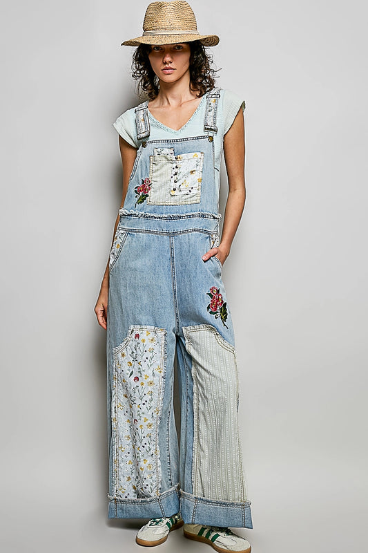 The Amy Patchwork Overalls
