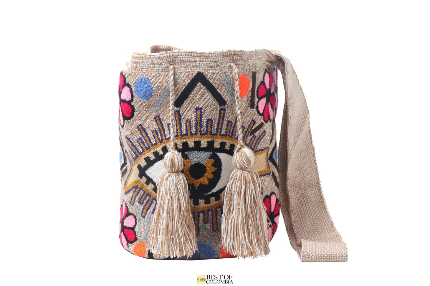 Turkish Evil Eye Wayuu Pouch/small bag – Indiartscollective