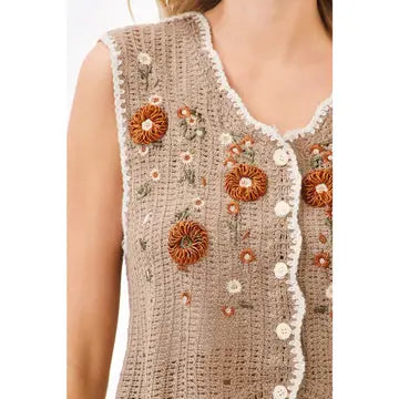 Flower Bloom Vest