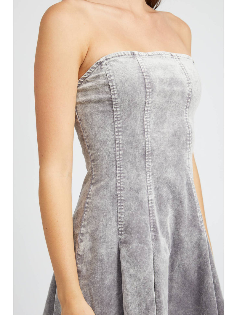 The Penelope Pleated Mini Dress