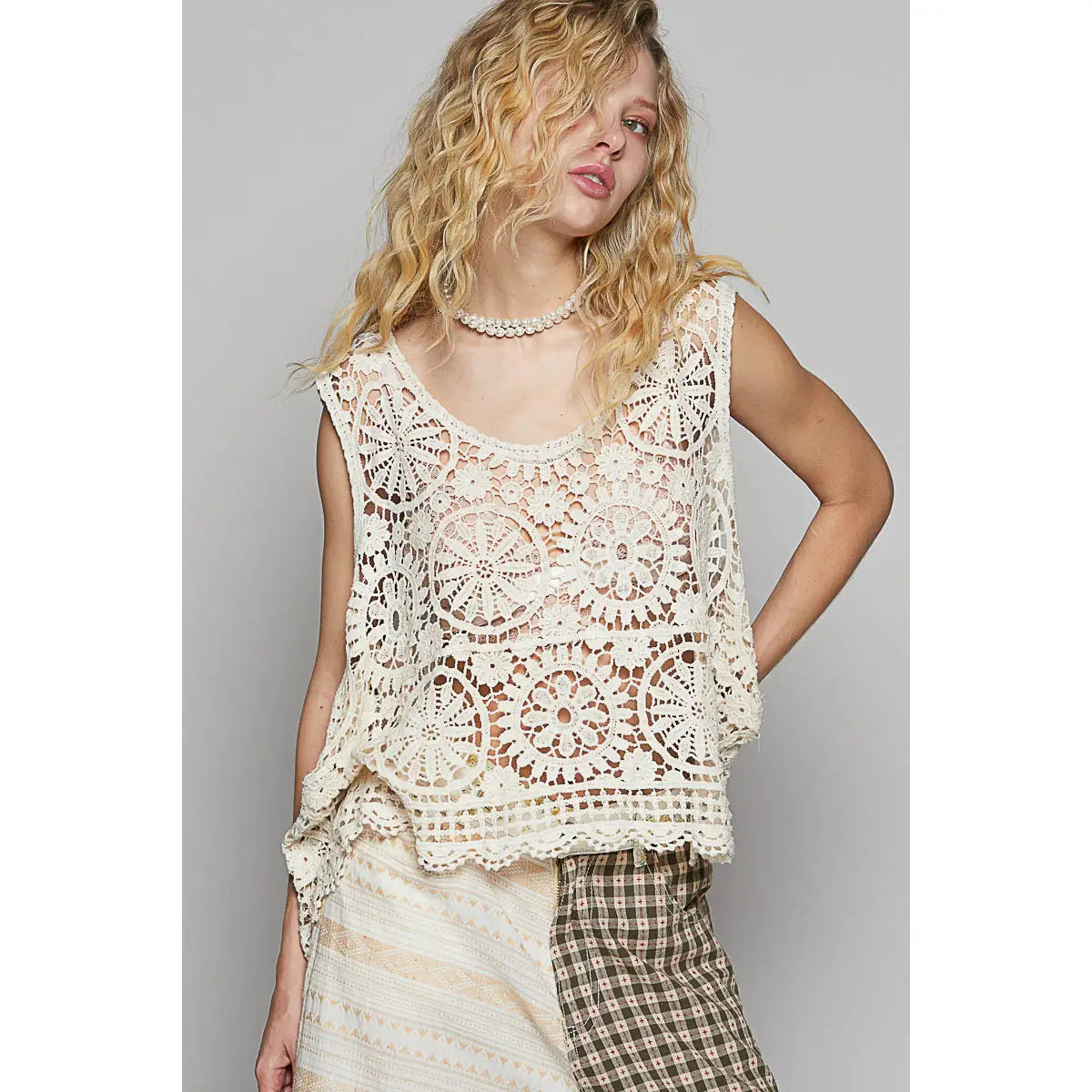 Sahara Breeze Crochet Top