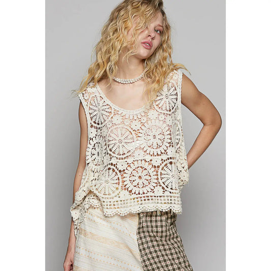 Sahara Breeze Crochet Top