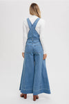 Harmony Denim Wide Leg Overalls